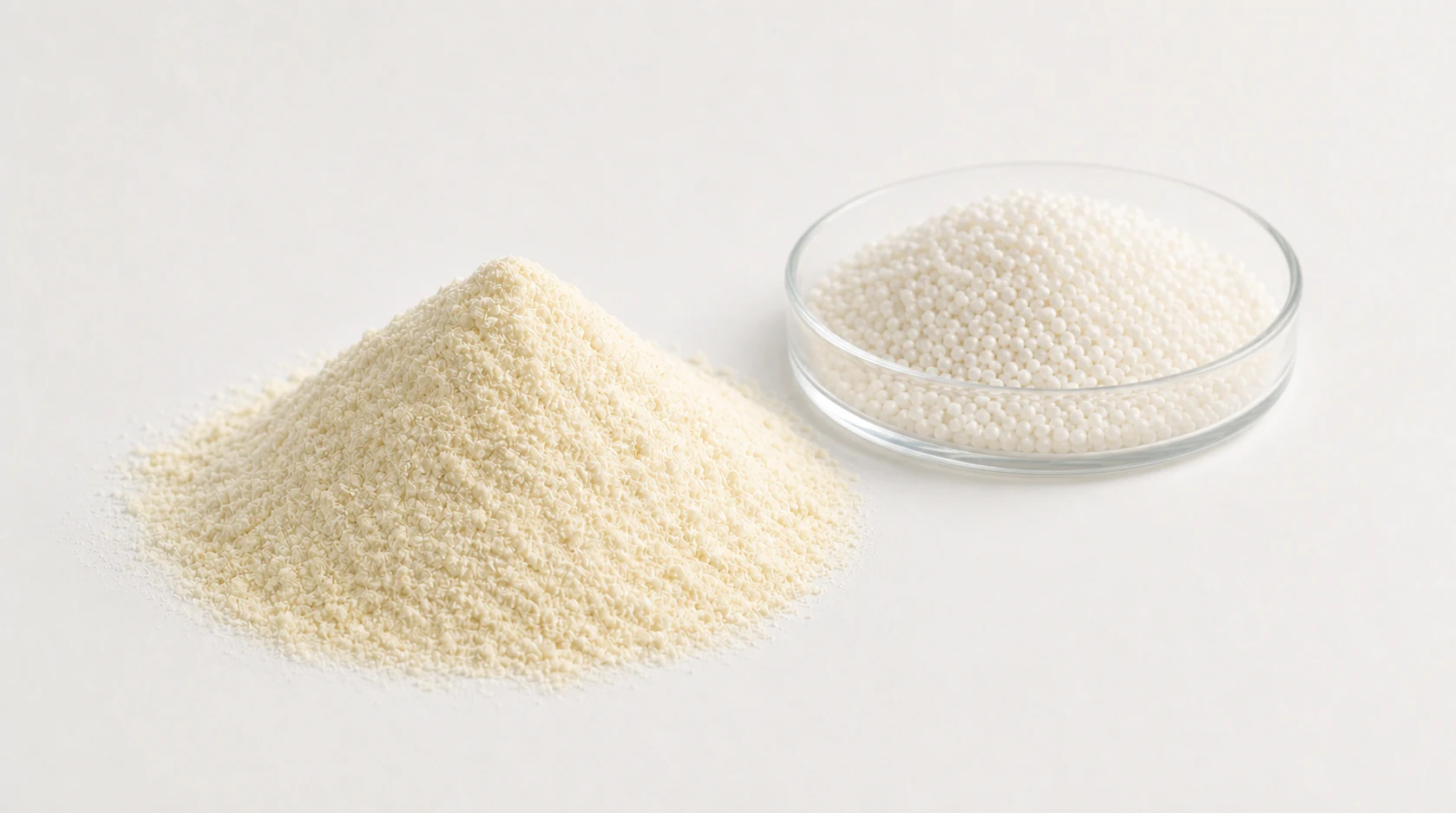 Plastic Compatibilizer for PP, filled compounds, polymer blends plastic applications, Compounding interface support additive product sample